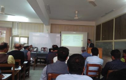 Training Program on Ethics of Teaching & Quality Assurance in Education and Administration held at CUST
